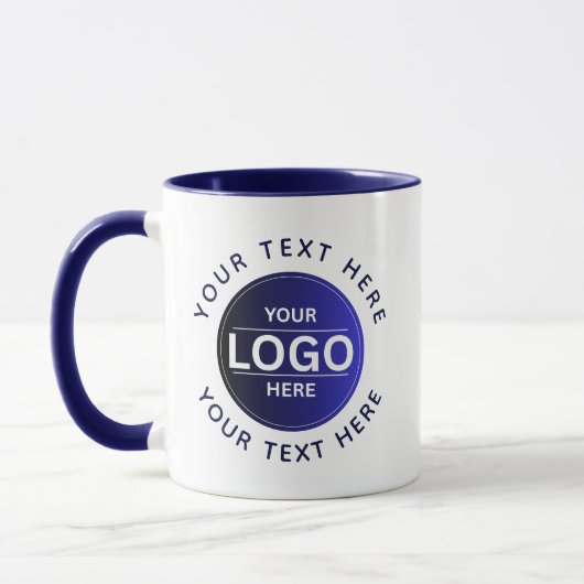 Mug Custom Business Brand Logo (Gauche)