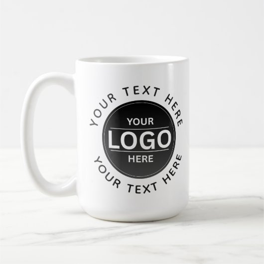 Mug Custom Business Brand Logo (Gauche)