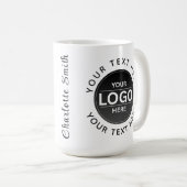 Mug Custom Business Brand Logo (Devant droit)