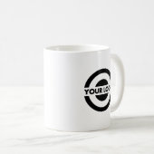 Mug Custom Business Logo Branded White (Devant droit)
