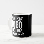 Mug Custom Business Logo Company Personalized Modern (Devant gauche)