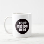 Mug Custom Business Logo Design Two-Sided Branded (Gauche)