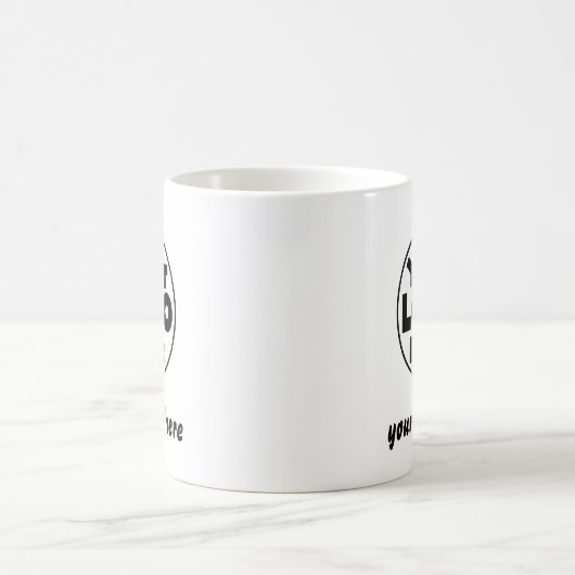 Mug Custom Business Logo Text  Professional Company (Centre)