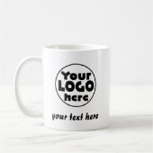 Mug Custom Business Logo Text  Professional Company (Gauche)