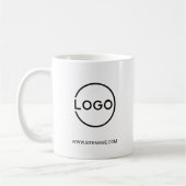 Mug Custom Business Logo with Custom Text (Gauche)