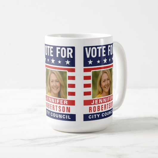 Mug Custom Campaign Election (Devant droit)