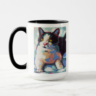 Mug Custom Cat Portrait Painting - Forever Loved Pet