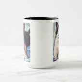 Mug Custom Cat Portrait Painting - Forever Loved Pet (Centre)