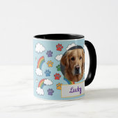 Mug Custom Chien Maman, Chien Papa, Personnaliser Cade (Devant droit)