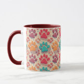 Mug Custom Chien Maman, Chien Papa, Personnaliser Cade (Gauche)