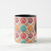 Mug Custom Chien Maman, Chien Papa, Personnaliser Cade (Centre)