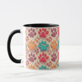 Mug Custom Chien Maman, Chien Papa, Personnaliser Cade (Gauche)