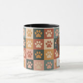 Mug Custom Chien Maman, Chien Papa, Personnaliser Cade (Centre)