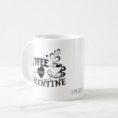 Mug Custom Coffee Lover Heart Arrow Valentine (Devant gauche)
