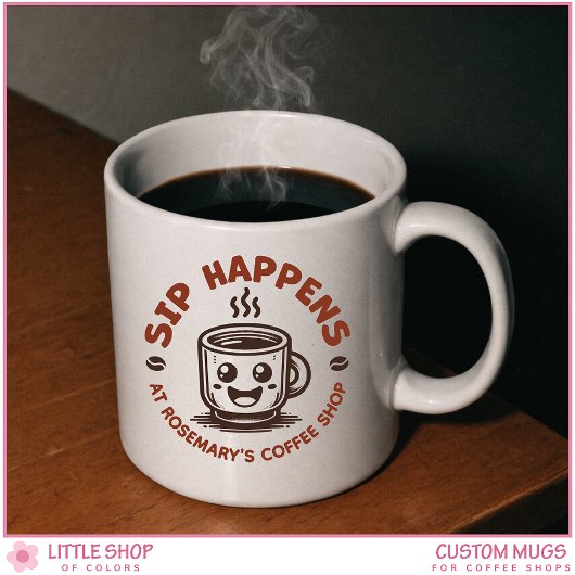 Mug Custom Coffee Shop Café Coffee Bar