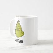 Mug Custom Comment le Grinch a volé Noël Classique Gri (Devant gauche)