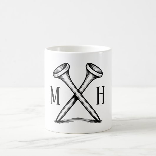 Mug Custom Create Your Own Golf Monogrammed (Centre)