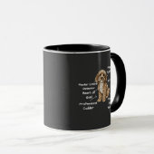 Mug CUSTOM Cute Anatomy of a Cockapoo Dog Lover (Devant droit)