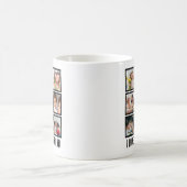 Mug Custom Cute J'aime ma petite amie 9 Photo collage (Centre)