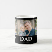 Mug Custom Dad Established 3 Photo Fathers Day (Centre)