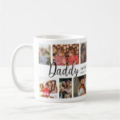 Mug Custom Daddy 12 Photo Collage Café (Gauche)