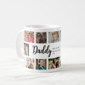 Mug Custom Daddy 18 Photo Collage (Devant gauche)