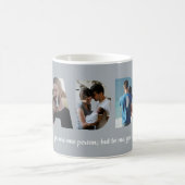Mug Custom Daddy 5 Photo Collage GreyFête des Pères (Centre)
