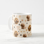 Mug Custom Dog Photo Pattern  (Devant gauche)