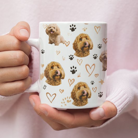 Mug Custom Dog Photo Pattern