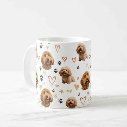 Mug Custom Dog Photo Pattern (Devant gauche)