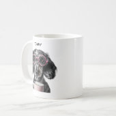 Mug Custom Dog Photo | Personalized Pet Name Coffee (Devant gauche)