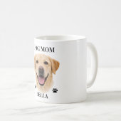 Mug Custom Dog Portrait Gift for Her | Personalized (Devant droit)