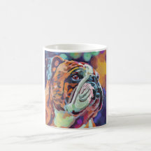 Custom Dog Portrait Painting - Bulldog Lover Gift