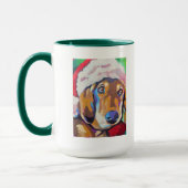 Mug Custom Dog Portrait Painting- Forever Loved Pet (Gauche)