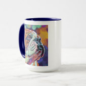 Mug Custom Dog Portrait Painting -Forever Loved Pet (Devant gauche)