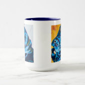 Mug Custom Dog Portrait Painting - Forever Loved Pet (Centre)