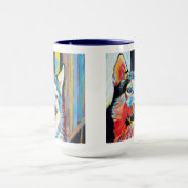 Mug Custom Dog Portrait Painting - Forever Loved Pet (Centre)