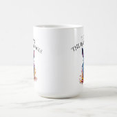 Mug Custom Down Rabbit Hole Blue Bunny (Centre)