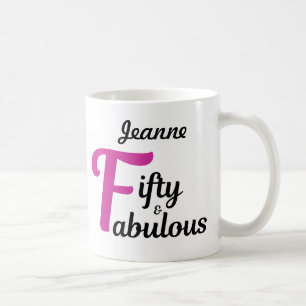 Mug Custom Elegant 50 et fabuleuse fête d'anniversaire