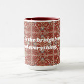 Mug Custom Elegant Carrelage Motif Cadeaux iraniens po (Centre)