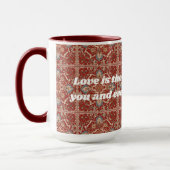 Mug Custom Elegant Carrelage Motif Cadeaux iraniens po (Gauche)