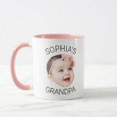 Mug Custom Face Mug, Baby Photo Gift for Grandpa (Gauche)