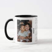 Mug Custom Family 2 Photo 2026 Calendar  (Gauche)