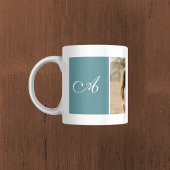 Mug Custom Family Photo Gift with Elegant Initial