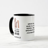 Mug Custom FID NOIR PUBLIÉ AUTEUR Christian (Devant gauche)