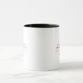 Mug Custom Fun Cute Vous êtes le meilleur Rose (Centre)