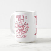 Mug Custom Funny Cow Gift For Her, Heifer Social Club (Devant gauche)