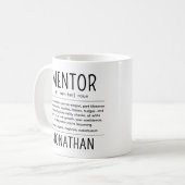 Mug  Custom Funny Mentor Coach Adviser Appreciation (Devant gauche)