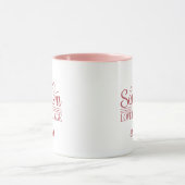 Mug Custom Funny Sarcasm Est Ma Langue D'Amour Rose (Centre)