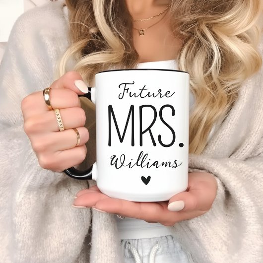 Mug Custom Future Mr and Mrs Mug, Engagement Gift